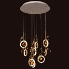 Suspension argentée elegance   132 cm