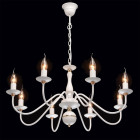 Suspension blanche classic 8 ampoules 75 cm