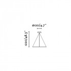 Suspension blanche cocotte