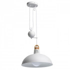 Suspension blanche megapolis 1 ampoule 220 cm