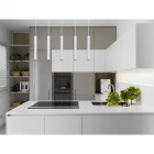 Suspension blanche techno   148 cm