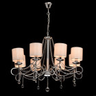 Suspension chromée elegance 8 ampoules 100 cm Suspension chromée elegance 8 ampoules 100 cm