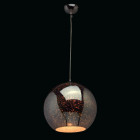 Suspension chromée megapolis 1 ampoule 236 cm