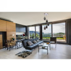 Suspension chromée megapolis 5 ampoules 130 cm
