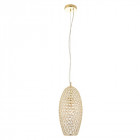 Suspension claudia, laiton et cristal, 18 cm Suspension claudia, laiton et cristal, 18 cm