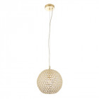 Suspension claudia, laiton et cristal, 25 cm Suspension claudia, laiton et cristal, 25 cm