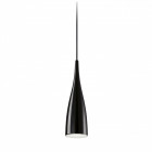 Suspension clear, acier et polycarbonate, noir