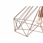 Suspension cuivre telford 1 lumières