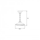 Suspension de jardin pergola led 49 ampoules