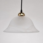 Suspension dorée classic 2 ampoules 71 cm Suspension dorée classic 2 ampoules 71 cm