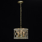 Suspension dorée classic 3 ampoules 31 cm Suspension dorée classic 3 ampoules 31 cm