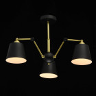 Suspension dorée megapolis 3 ampoules 40 cm