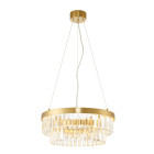 Suspension elise, or et cristal