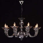 Suspension grise elegance 8 ampoules 100 cm