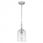 Suspension hounslow, nickel poli et verre Suspension hounslow, nickel poli et verre