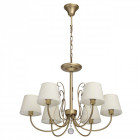 Suspension laiton classic 6 ampoules 95 cm