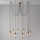 Suspension laiton industrial 10 ampoules 200 cm