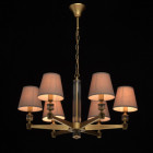 Suspension laiton neoclassic 6 ampoules 86 cm Suspension laiton neoclassic 6 ampoules 86 cm