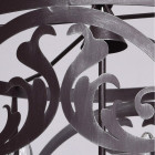 Suspension marron country 5 ampoules 130 cm