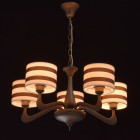 Suspension marron megapolis 5 ampoules 75 cm