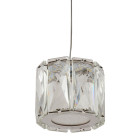 Suspension maxim, chrome et verre, 1 ampoule