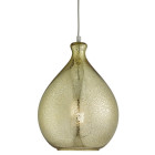 Suspension mercury, en verre mercuré doré