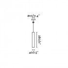 Suspension noire lise