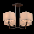 Suspension noire megapolis 4 ampoules 39 cm