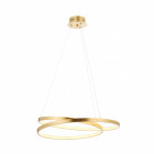 Suspension scribble, or et acrylique