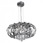 Suspension tilly, en chrome et cristal