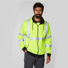 Sweat haute visibilité helly hansen addvis zip hoodie - taille et couleur au choix