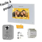 Kit vidéophone care-in en saillie, 2 fils avec alimentation sewosy