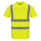 Tee shirt haute visibilité portwest mc coton comfort