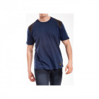 T-shirt renforcé rica lewis - homme - taille xl - coton bio - bleu - workts