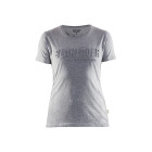T-shirt imprimé 3D femme Gris chiné 34311043 - Taille au choix