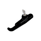 Crémone à clé nefer pour châssis italienne fapim - gauche noir 9005 - 0771as-37