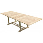 Table kirang rectangle 200-300x100x75 teck premium
