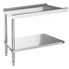 Table d'entrée ou de sortie  pour lave-vaisselle 645 mm - casselin