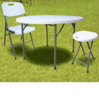 Tabouret de jardin pliant en plastique