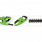 Taille haies 550w vito coupe 51cm écart dents 18mm 1600 tr/min - protection lame et mains