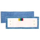 Frange microfibre bleue 40 cm microfibres bleue ,poches + languettes - tam 809 - le lavage - tampel