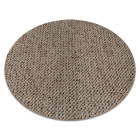 Tapis cercle casablanca beige cercle - Dimension au choix