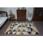 Tapis drop jasmine 736 beige clair/rouillé - Dimension au choix