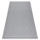 Tapis en corde sizal flat 48357/951 carrés - Dimension au choix