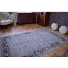 Tapis heat-set jasmin 8628 bleu - Dimension au choix