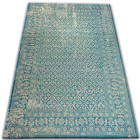 Tapis vintage 22209/644 turquois / crème classique - Dimension au choix