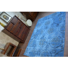 Tapis vintage 22213/473 bleu classique - Dimension au choix