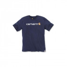 Tee-shirt sleeve logo coloris bleu taille m
