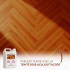 Teinte Bois Acajou TAC900 - Rénovation parquets et meubles AnovaBois - Conditionnement au choix