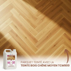 Teinte Bois Chêne Moyen TCM900 - Rénovation parquets et meubles AnovaBois - Conditionnement au choix